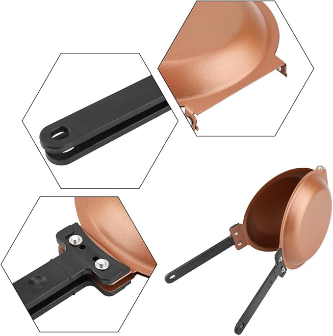 Poêle Double Face - Multi Recettes, Facile et Rapide