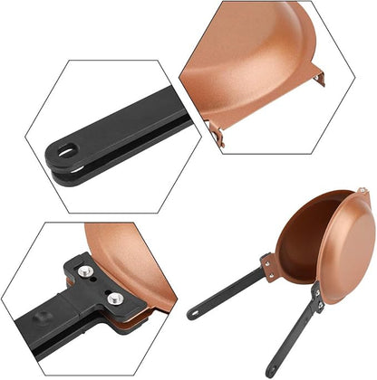 Poêle Double Face - Multi Recettes, Facile et Rapide